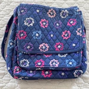 Vera Bradley Blue Floral Crossbody Bag